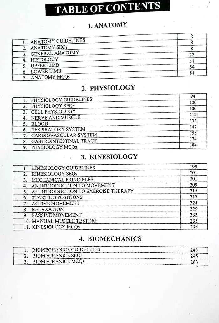 Solved SEQ Past Papers MCQs Book Key To DPT for 1st years DPT By Dr. Shoaib Kanwal Zubair Book depot