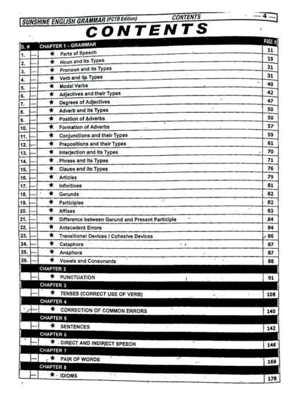 Sunshine English Grammar and Composition for part-I II By Musarrat Hussain