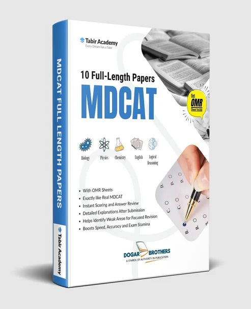 Tabir Academy 10 Full-Length MDCAT Papers – OMR Sheets