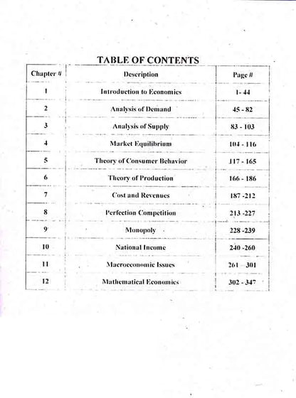 Target Essentials of Economics for BS Classes by Dr. Muhammad Ramzan Sheikh Multan Kitab Ghar