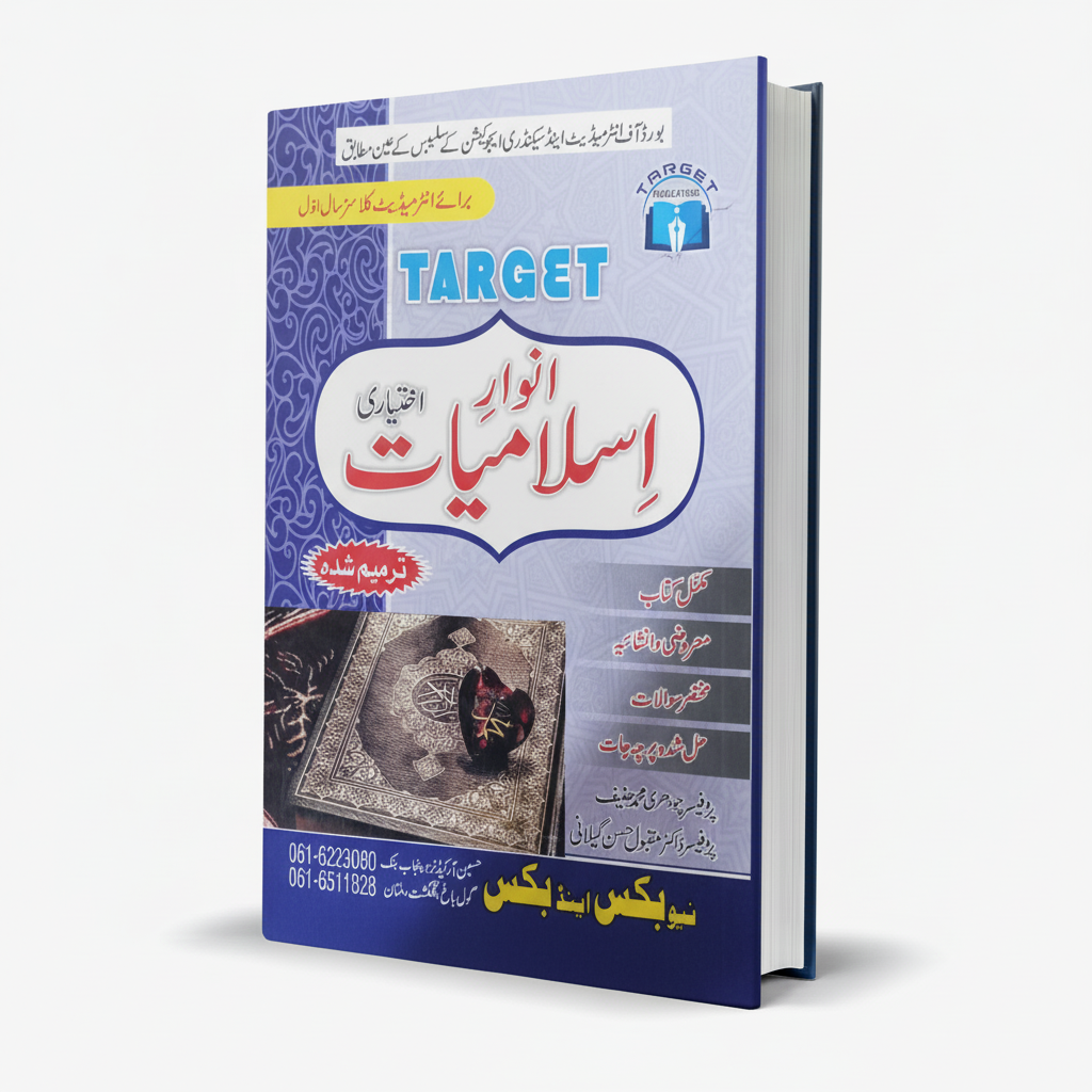 Target Anwar Islamiyat Ikhtiari for Class 11 by Prof. Ch. Muhammad Hanif MKG