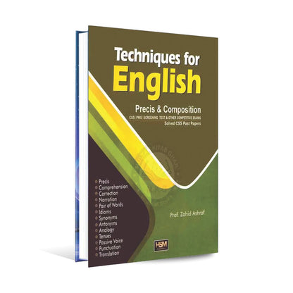 Techniques of English Precis Composition by Prof Zahid Ashraf Multan Kitab Ghar