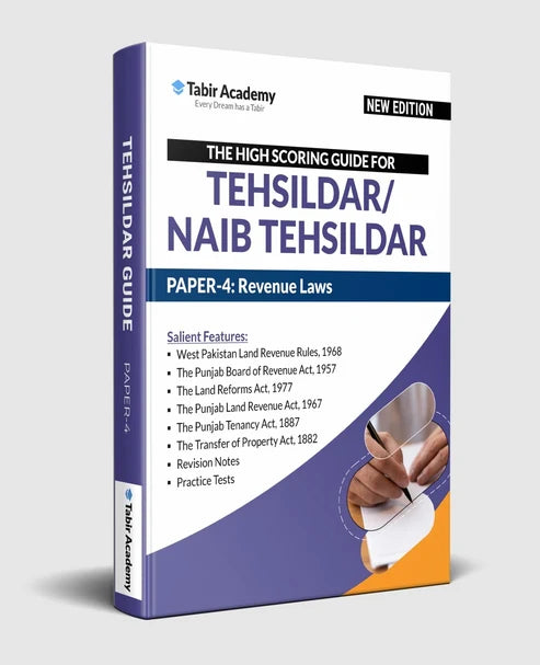 Tehsildar Naib Tehsildar Paper-4 Revenue Laws Guide by Tabir Academy – New Edition