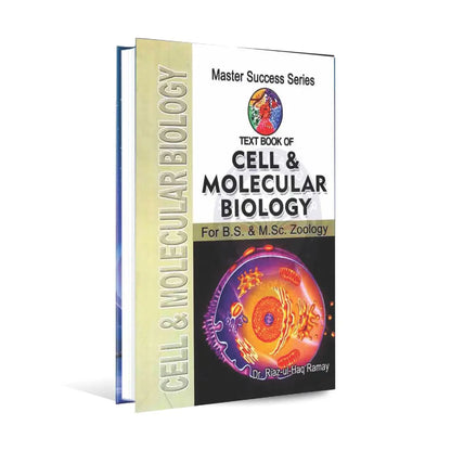 Text Book of Cell Molecular Biology Book For B.S M.Sc Zoology By Riaz  ul  Haq Ramay Multan Kitab Ghar