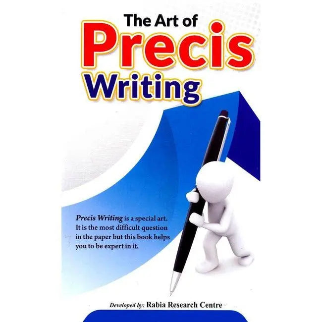 The Art of Precis Writing Book By Rabia Research Centre Multan Kitab Ghar