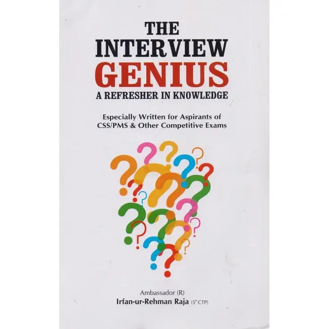 The Interview Genius Knowledge Book by Irfan Ur Rehman Raja Multan Kitab Ghar