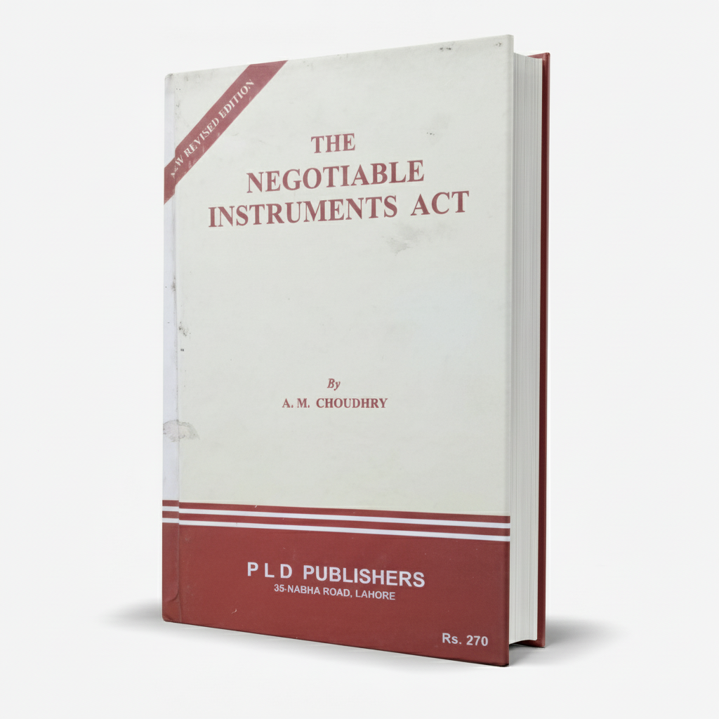The Negotiable Instruments Act by A. M. Choudhry - PLD Publishers MKG