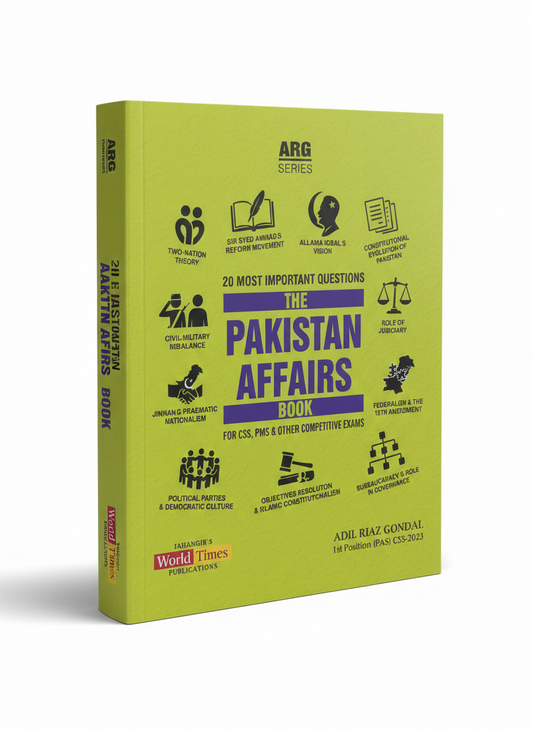 The Pakistan Affairs Book for CSS,PCS,PMS (20 Most important Questions) MKG