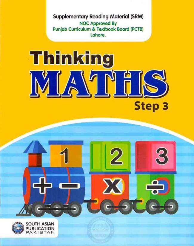 Thinking Maths Step 3 Book Written By Maheen Farooq Multan Kitab Ghar