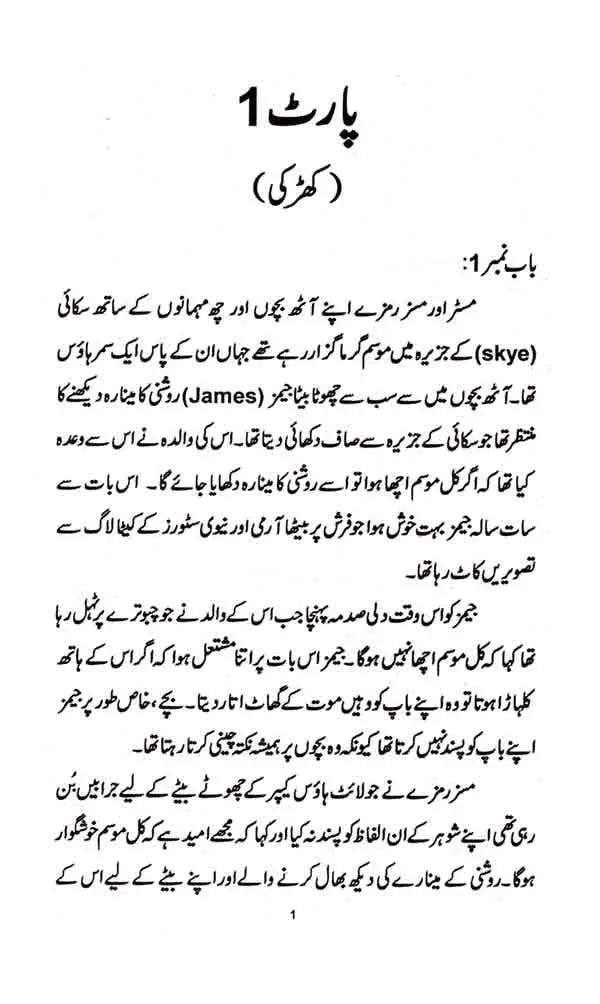 To the light house Book in Urdu Translation by Virginia Woolf Multan Kitab Ghar