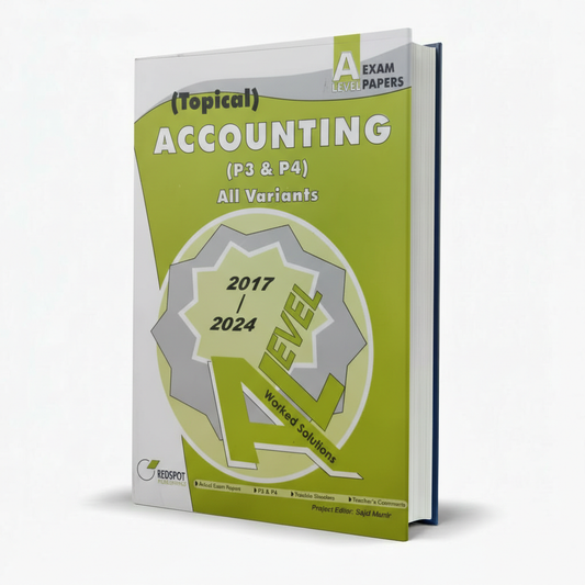 Topical Accounting Paper 3 4 (All Variants) A Level Book By Redspot - MKG