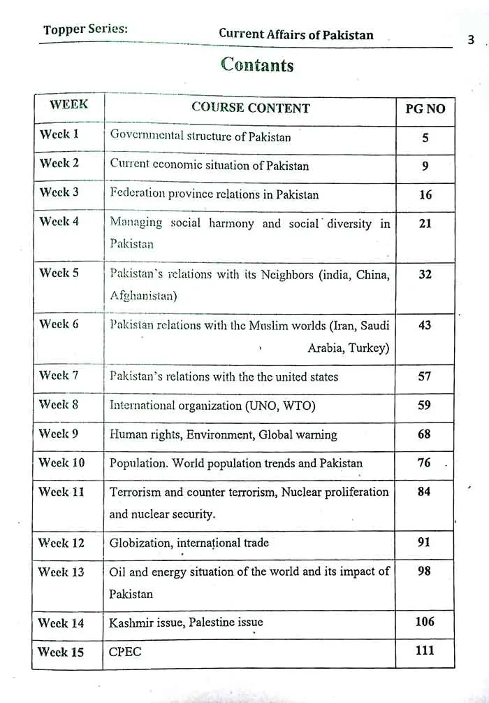 Topper Current Affairs Book for ADA | ADS | BS By Dr. Ayesha Ahmad Topper Series