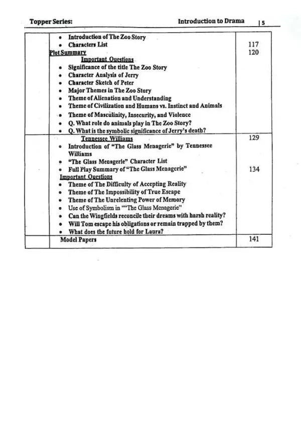 Topper Introduction to Drama ENG 106  ADA & BS English by Ismail Books