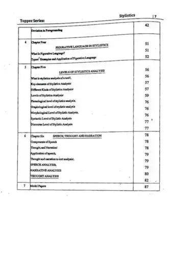 Topper Stylistics ENG 104  ADA & BS English by Prof. Ghulam Yasin Malik