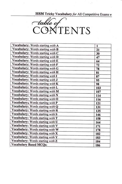 Tricky Vocabulary Book by Sohail Shahzad Bhatti