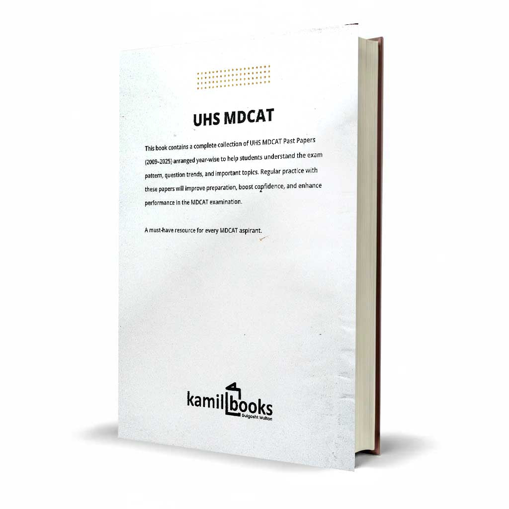 UHS MDCAT Past Papers 2009–2025 by Rizwan Yousaf | 2026 Edition