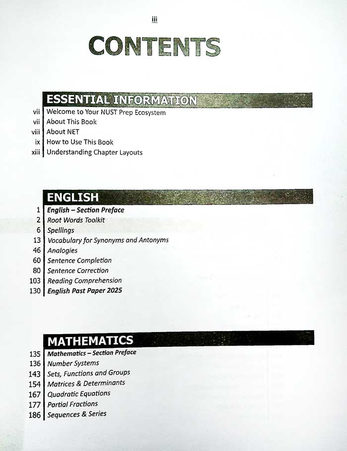Ultimate Guide for NUST NET Engineering Computing Dogar Testmaster Book - MKG