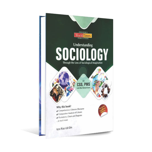 Understanding Sociology Book for CSS PMS by Iqra Riaz Ud Din JWT Multan Kitab Ghar