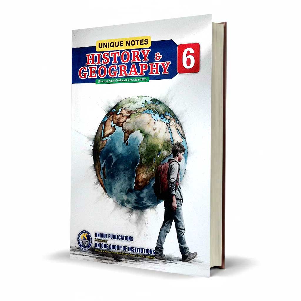 Unique Notes History & Geography Class 6 English Medium Guide