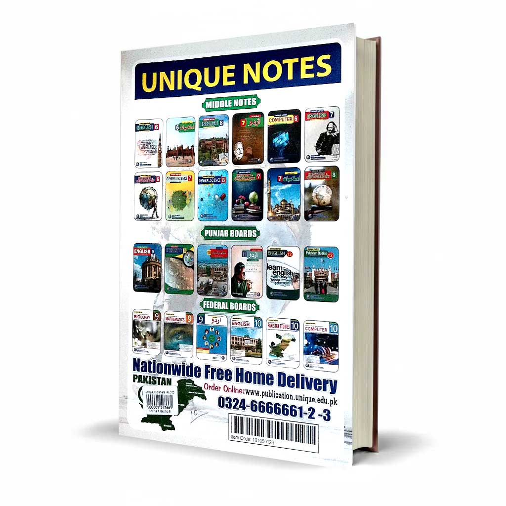 Unique Notes History & Geography Class 6 English Medium Guide