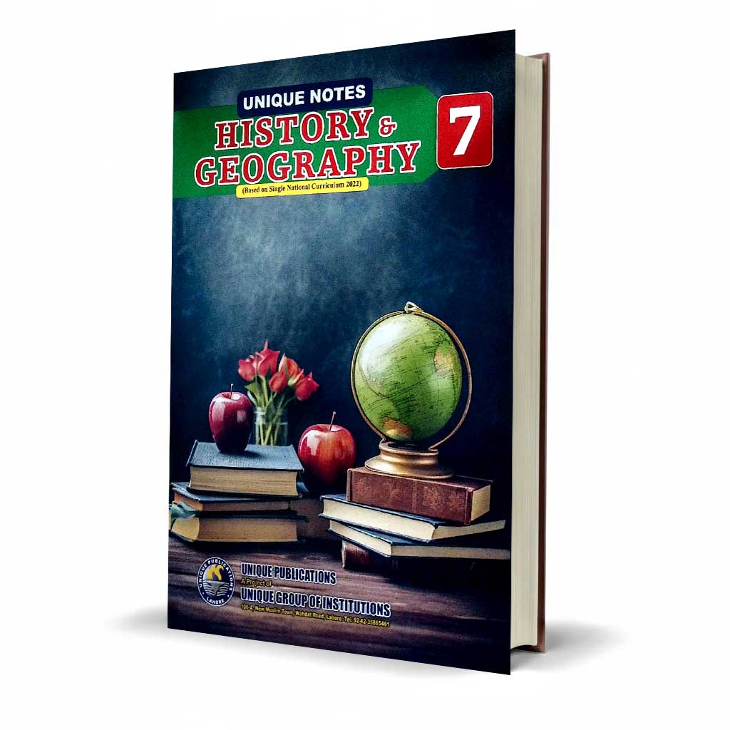 Unique Notes History & Geography Class 7 English Medium Guide