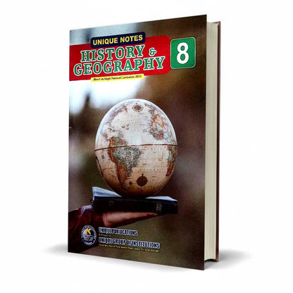 Unique Notes History & Geography Class 8 English Medium Guide