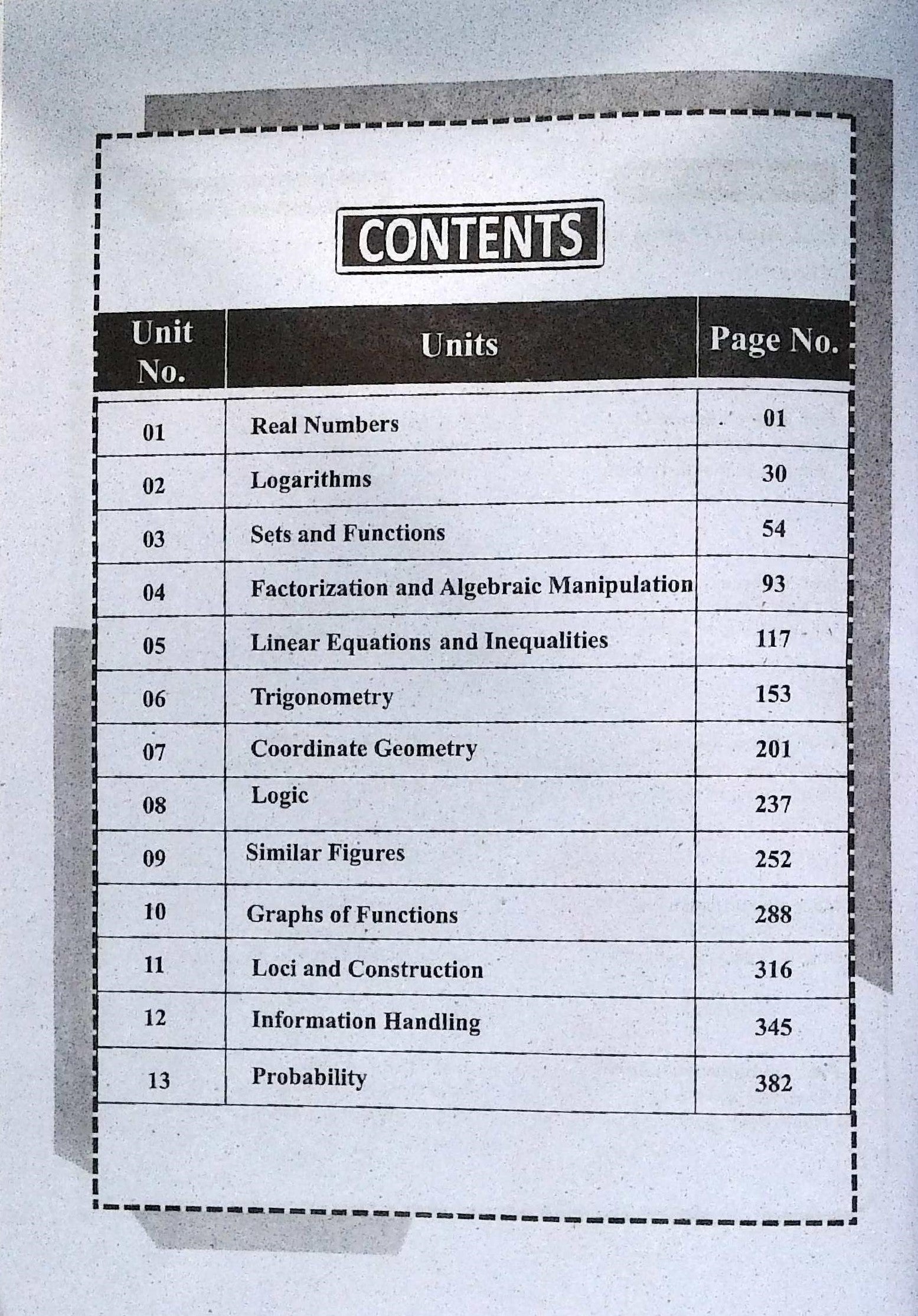 Unique Notes Mathematics Book for Class 9th, latest Edition