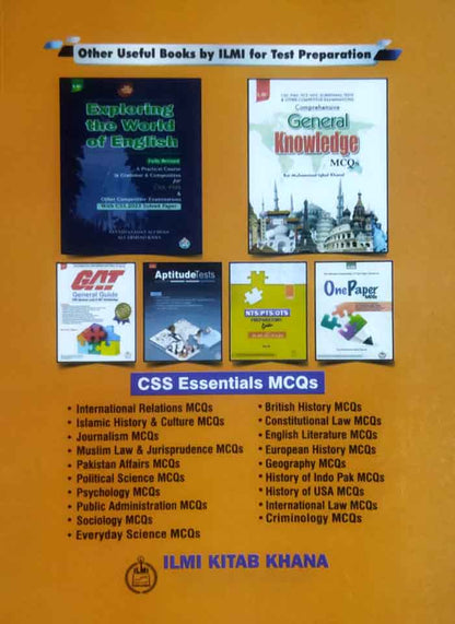 Ilmi Urdu General book for CSS, PMS, ASI by Prof Mahar M Hayat