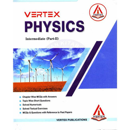 Vertex Physics Key Book for Intermediate Part 2 by Prof. M Amin Multan Kitab Ghar