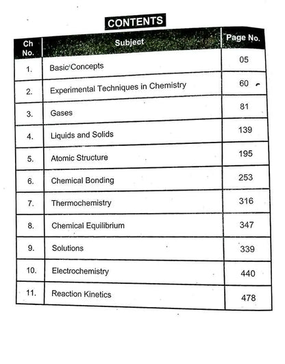 WAK Series Chemistry Golden Notes Book for Class 11 for All Punjab and AJK Boards By Prof. Wajid Ali Kamboh Multan Kitab Ghar