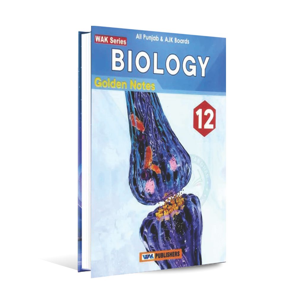 WAK Series Biology Class 12 for All Punjab AJK Boards By Prof. Dr. Shahzad Waheed Multan Kitab Ghar