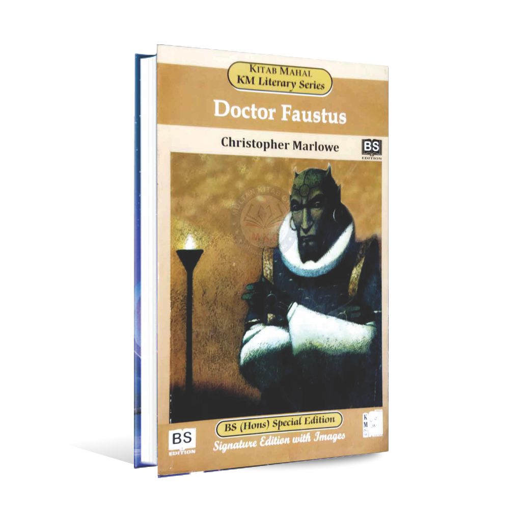 KM Doctor Faustus Book for BS English By Christopher Marlowe Multan Kitab Ghar