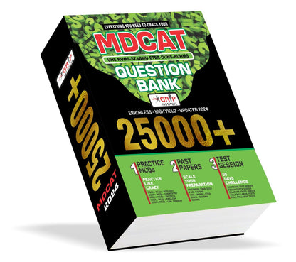 Grip MDCAT, UHS-NUMS, ETEA-DUHS SZABMU-BUHMS New 2024 Edition25000+ Questions Bank with Past Paper's By AGHA Khan Multan Kitab Ghar