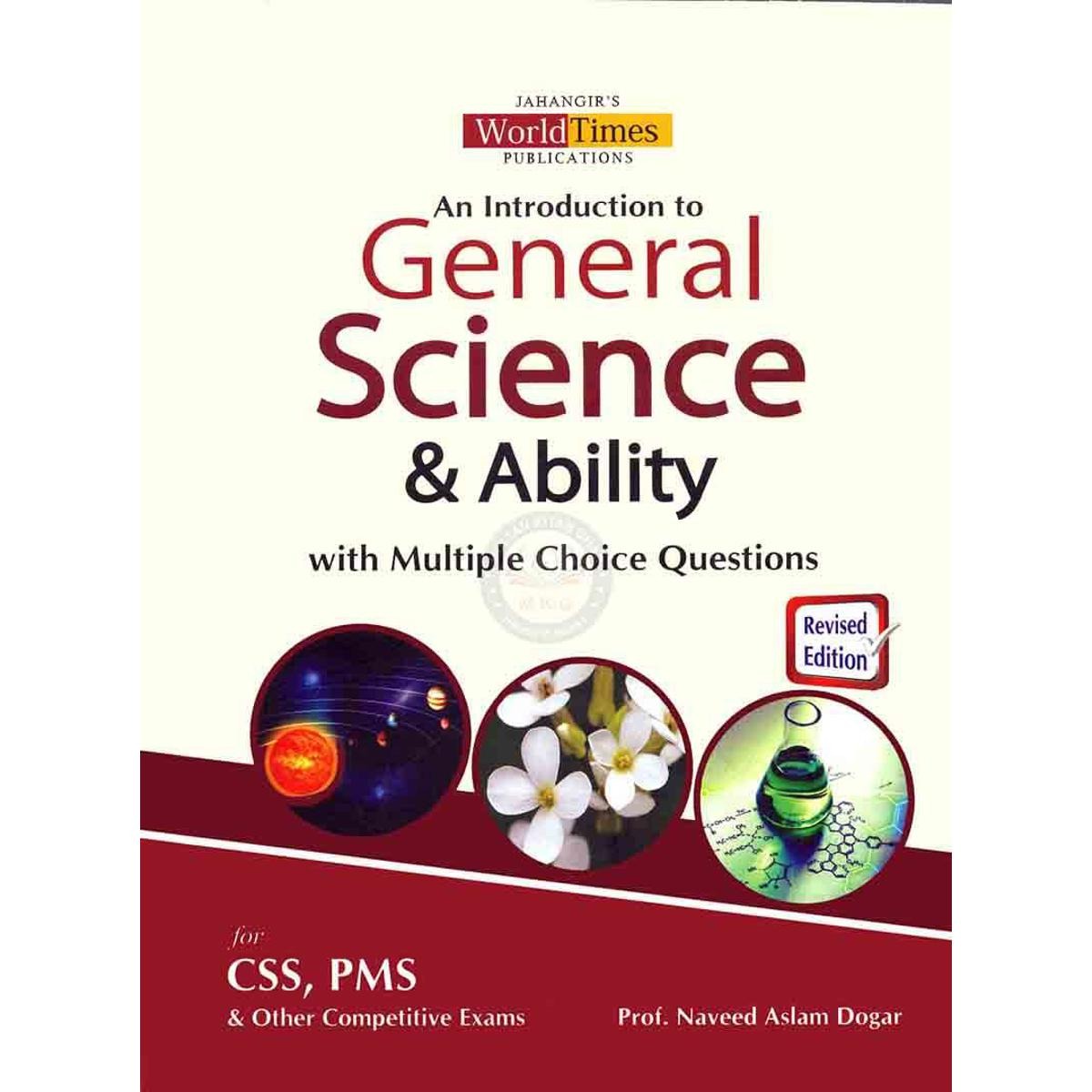 An Introduction To General Science and Ability by Naveed Aslam Multan Kitab Ghar