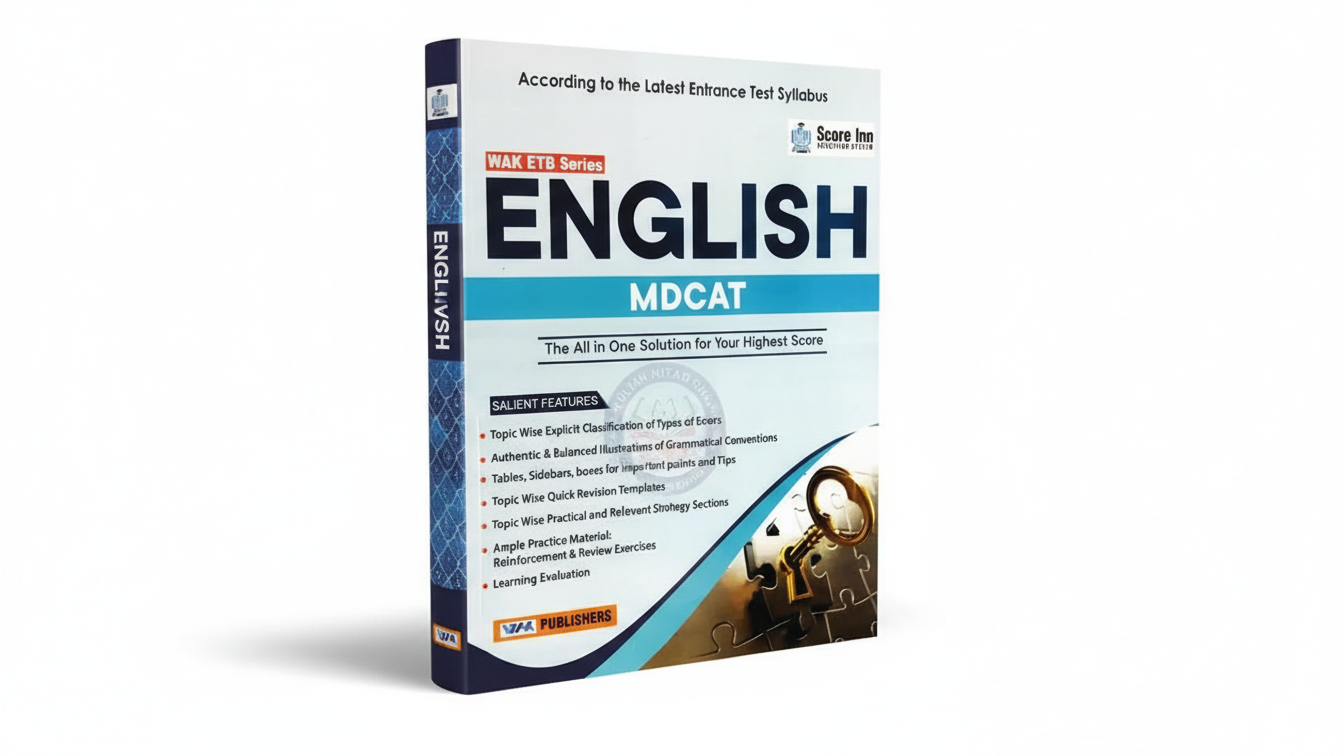 WAK ETB Series English for MDCAT By Muhammad Amjad Butt
