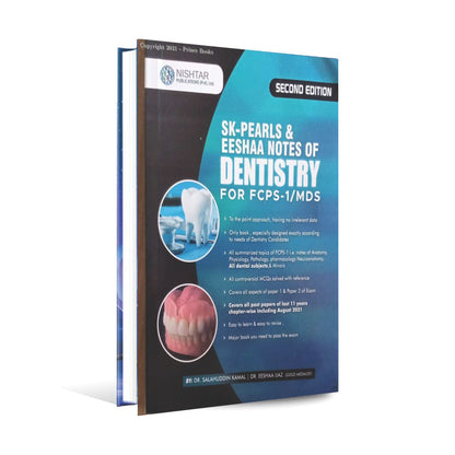 SK Pearls EESHAA Notes of Dentistry Book 2nd Edition for FCPS-1/MDS by Dr. Salahuddin Kamal Multan Kitab Ghar