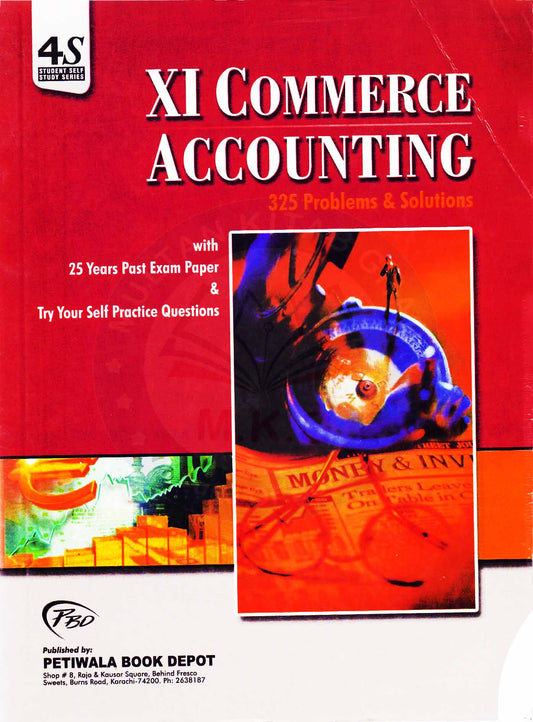 XI Commerce Accounting Past Papers Book By Syed Iftikhar Ali - Multan Kitab Ghar