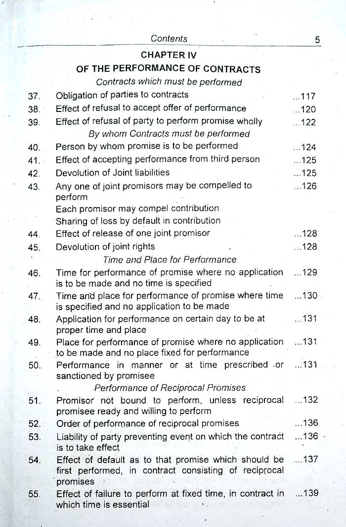 X of 187The Contract Act 1872 (I2) Book by Sir Dinshah Fardunji Mulla