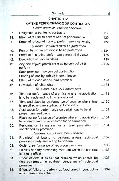 X of 187The Contract Act 1872 (I2) Book by Sir Dinshah Fardunji Mulla