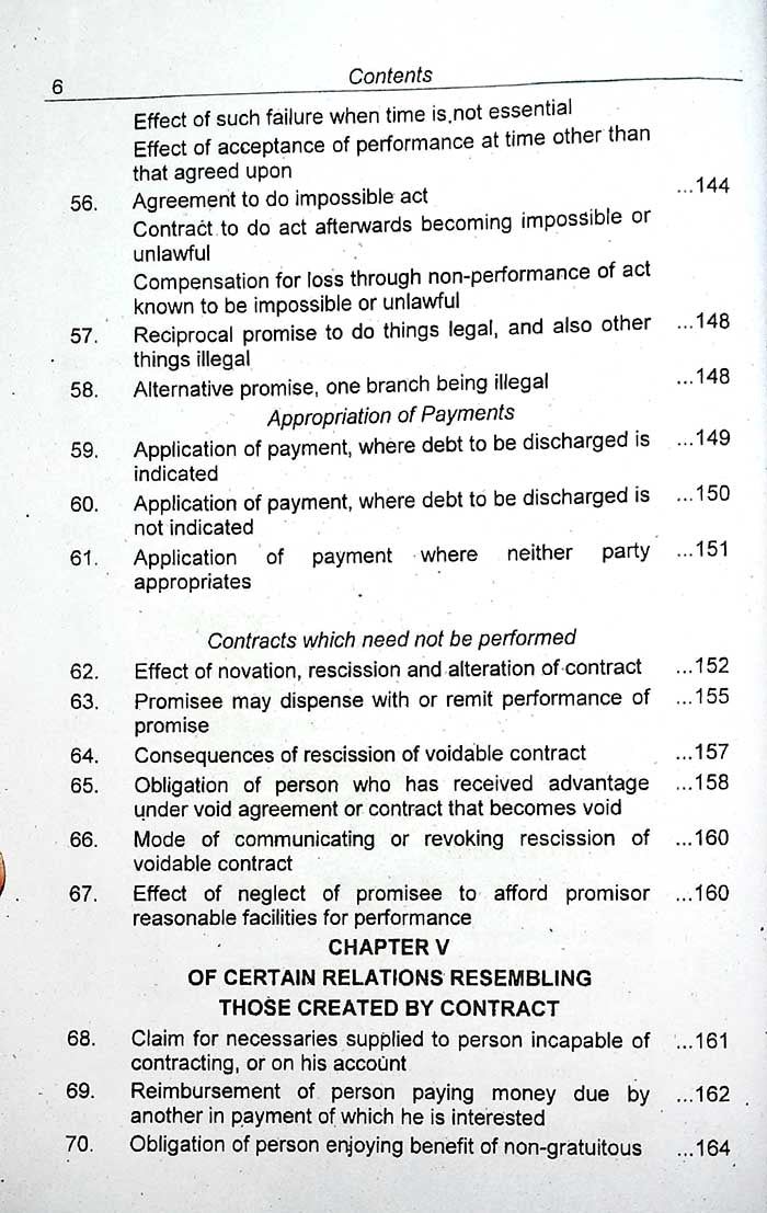 X of 187The Contract Act 1872 (I2) Book by Sir Dinshah Fardunji Mulla