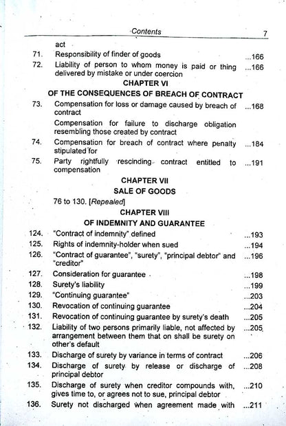 X of 187The Contract Act 1872 (I2) Book by Sir Dinshah Fardunji Mulla
