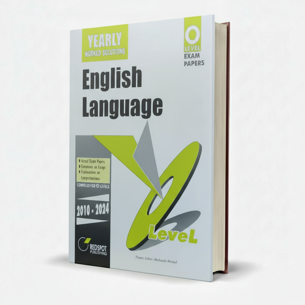 Yearly Worked Solution English Language Book For O Level Exam Papers 2010 to 2024 By Redspot Publishing - MKG