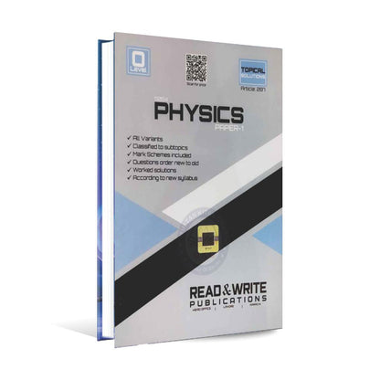 O Level Physics 5054 Paper 1 Book by Read and Write Publications Multan Kitab Ghar