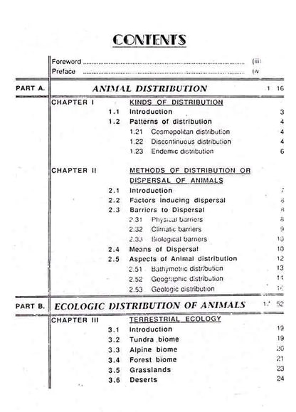 Zoogeography Palaeontology and Wild Life Management Book By Dr. S.S. Ali