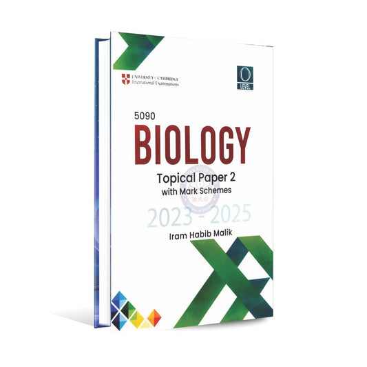 5090 Biology Topical Paper 2 with Mark Scheme 2023-2025 book By Iram Habib Malik Multan Kitab Ghar