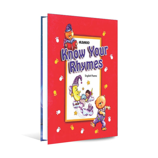 Know Your Rhymes Book For English Poems By Albakio Albakio