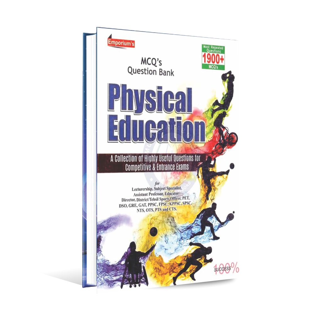 Emporium Physical Education MCQs Question Bank Book for NTS PTS Multan Kitab Ghar