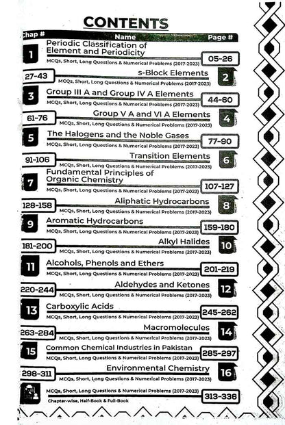 Scholar Series up to date Solved papers of Chemistry for Class 12 by Scholar Publications Multan Kitab Ghar