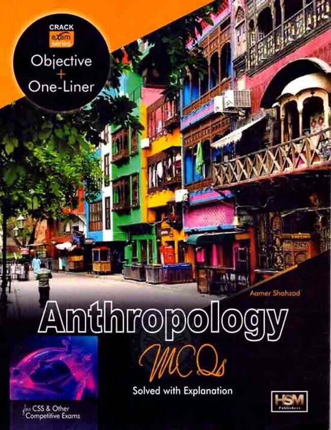 HSM Anthropology MCQS Book by Aamer Shahzad Multan Kitab Ghar