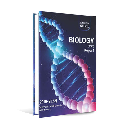 Cambridge O level Biology 5090 Paper 1 2016-2022 Book by kamil Books Multan Kitab Ghar